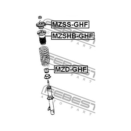 Буфер GS1D34111A MZDGHF Mazda 6 преден амортисьор