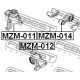 GJY0-39-070 Mazda тампон двигател ляв