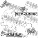 B25D-39-040C Mazda тампон двигател заден