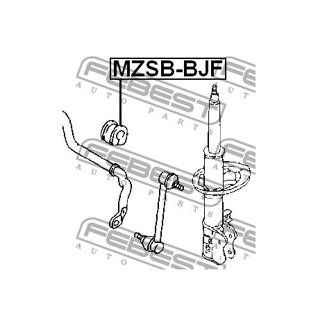 Тампон стабилизираща щанга B26R34156 MZSBBJF Mazda
