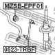 Тампон EC0134156H MZSBEPF01 Mazda Tribute предна стабилизираща щанга