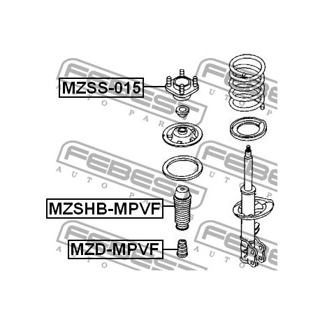 LD47-34-380B Mazda тампон макферсон 