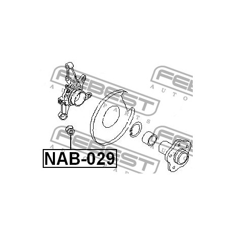 Тампон 5515251E00 NAB029 Nissan заден шенкел