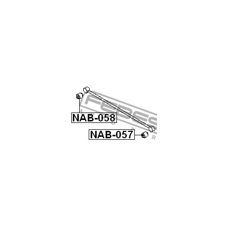 Тампон 5513501J10 NAB058 Nissan Patrol задна напречна щанга