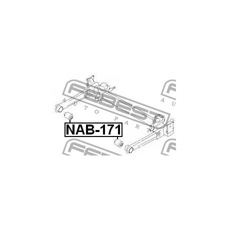 Тампон 55045WE000 NAB171 Nissan заден мост