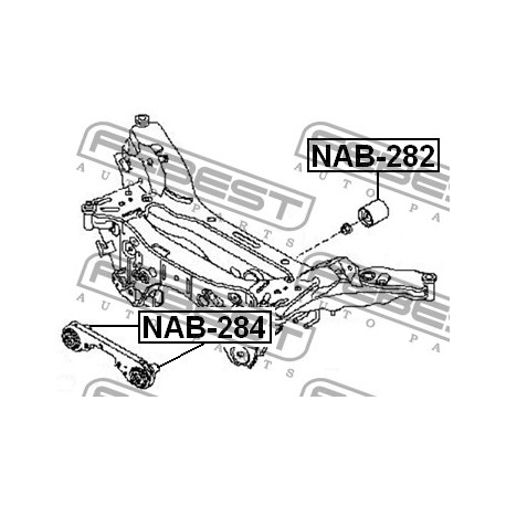 55476-JD600 Nissan тампон заден диференциал