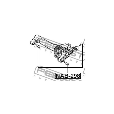 54721-EA300 Nissan тампон диференциал
