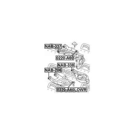 551B0-1LA0A Infiniti тампон носач