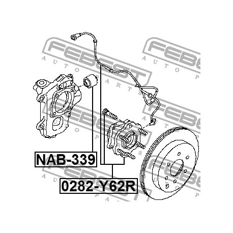 55157-1LB0A Nissan тампон шенкел