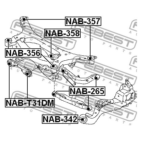 55502-1KD0A Nissan тампон шенкел
