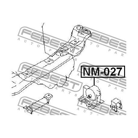 11220-5M505 Nissan тампон двигател ляв
