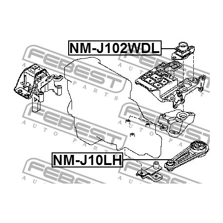 11220-ET00A Nissan тампон скоростна кутия