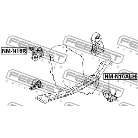 11210-4M705 Nissan тампон двигател десен