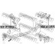 11320-70N10 Nissan тампон двигател заден