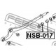 Тампон 54476VC000 NSB017 Nissan надлъжен носач