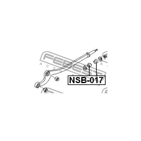Тампон 54476VC000 NSB017 Nissan надлъжен носач