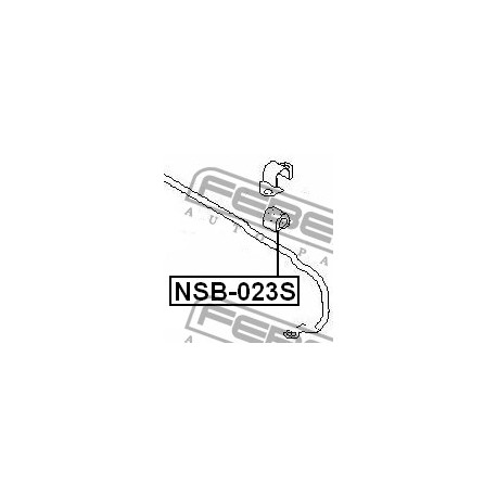 Тампон 546135V022 NSB023S Nissan R-Nessa предна стабилизираща щанга