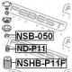 Тампон 5621890J00 NSB050 Nissan Primera преден амортисьор