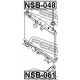 Тампон радиатор 21507AX600 NSB061 Nissan