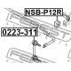 Тампон 54613AU717 NSBP12R Nissan Primera задна стабилизираща щанга