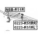 Тампон 546137S016 NSBR51R Nissan Pathfinder задна стабилизираща щанга