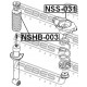 Маншон 552400M010 NSHB003 Infiniti Nissan заден амортисьор