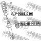 Маншон 552403M015 NSHBN15R Infiniti Nissan заден амортисьор