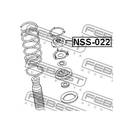 54320-0W000 Infiniti Nissan тампон макферсон