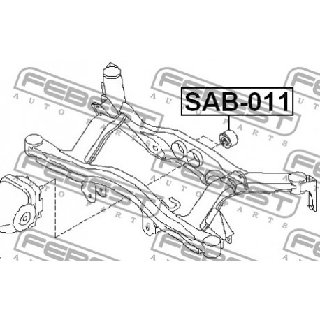 Тампон 41322AE013 SAB011 Subaru Legacy заден мост