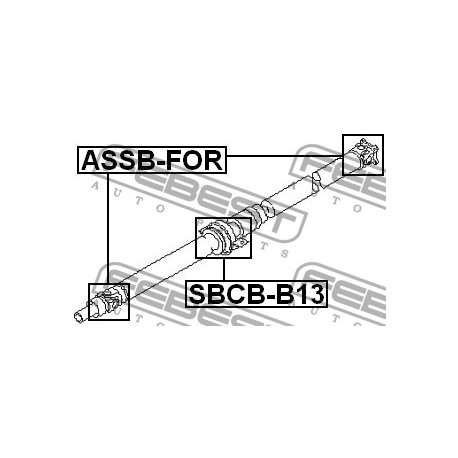 27111-AG060 Subaru опора карданен вал