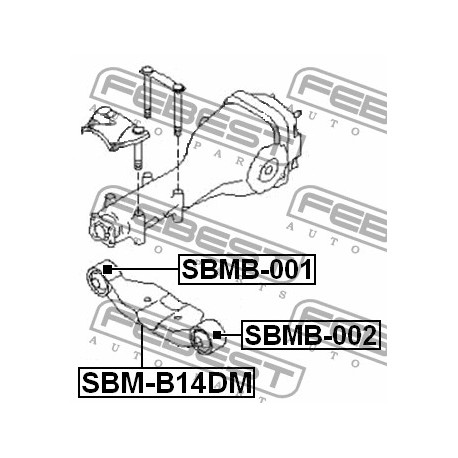 41310-AG022 Subaru тампон диференциал