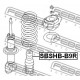 Маншон 20371XA00A SBSHBB9R Subaru Tribeca заден амортисьор