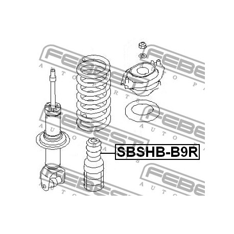 Маншон 20371XA00A SBSHBB9R Subaru Tribeca заден амортисьор