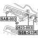 Тампон 20401FA010 SSBG10R Subaru задна стабилизираща щанга