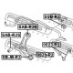 Тампон 20464FE070 SSBR2 Subaru Impreza предна стабилизираща щанга