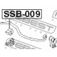 Тампон 20401AC031 SSB009 Subaru предна стабилизираща щанга