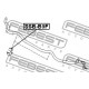 Тампон 20414XA00A SSBB9F Subaru Tribeca предна стабилизираща щанга