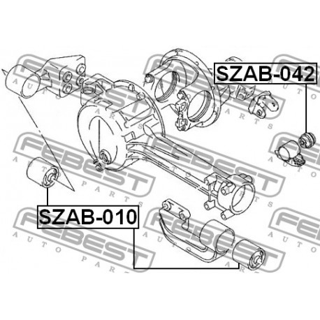 Тампон 2755060A00 SZAB010 Suzuki преден диференциал
