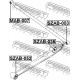 46300-83E10 Suzuki тампон напречен носач