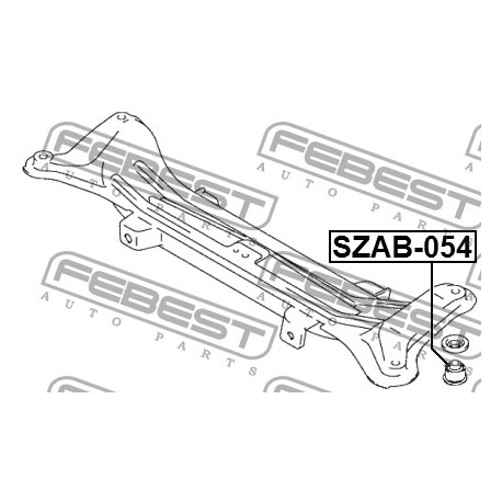Тампон 4681154G00 SZAB054 Suzuki Liana заден мост