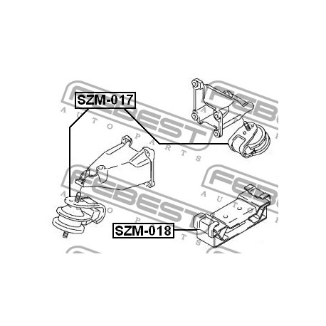 11610-65J01 Suzuki тампон двигател преден хидравличен