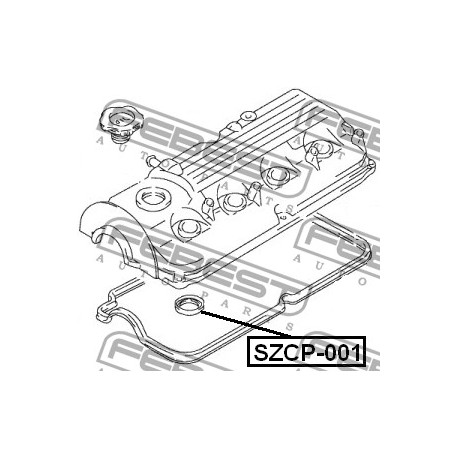 Гарнитура 11179-71C01 SZCP001 Suzuki свещ капак клапани