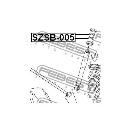 Тампон 0932010040 SZSB005 Suzuki заден амортисьор
