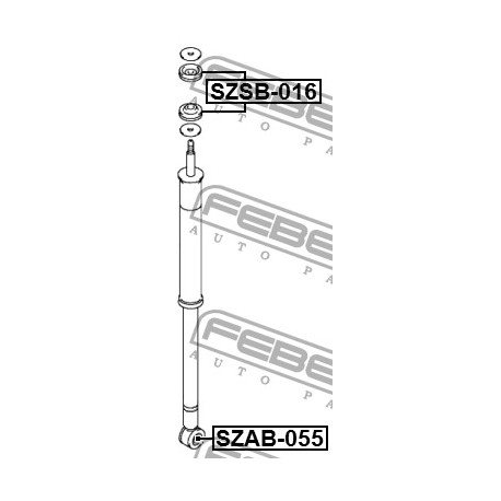 Тампон 4181263J00 SZSB016 Suzuki заден амортисьор