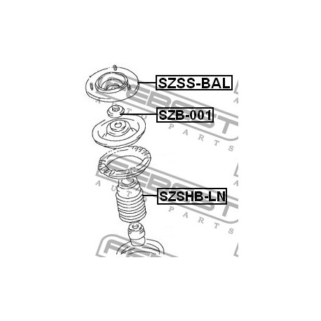 Тампон преден амортисьор 4171060G10 SZSSBAL Suzuki Baleno
