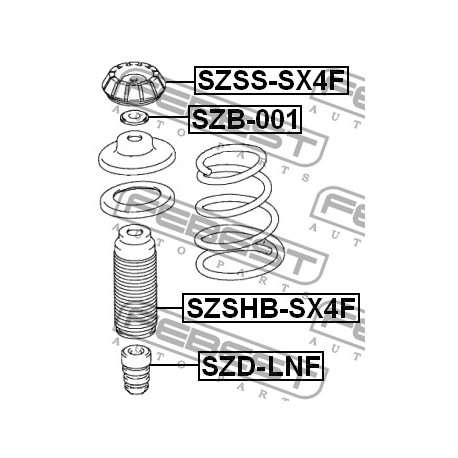 41710-80J00 Suzuki тампон макферсон без лагер