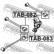Тампон 4230412060 TAB082 Toyota Corolla заден шенкел