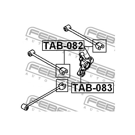 Тампон 4230412060 TAB082 Toyota Corolla заден шенкел