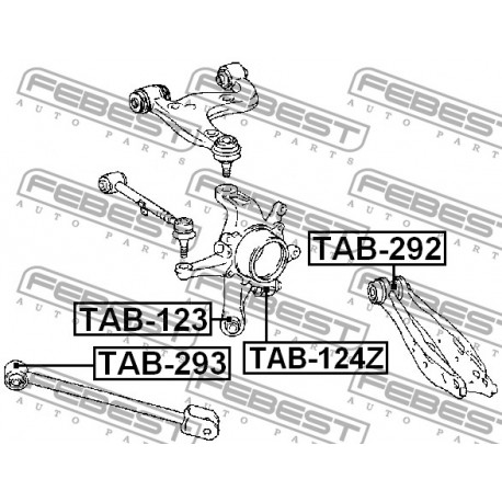 Тампон 4230551010 TAB124Z Lexus Toyota заден шенкел