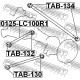 Тампон 4871060080 TAB132 Lexus Toyota задна горна надлъжна щанга